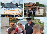 КГБУ СО «КЦСОН «Краснотуранский» поздравил сотрудников ГИБДД с профессиональным праздником