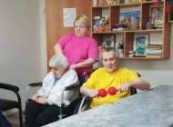 *Выездное занятие Школы родственного ухода в отделение временного проживания для граждан пожилого возраста и  инвалидов
